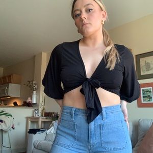 Windsor Tie Crop Top